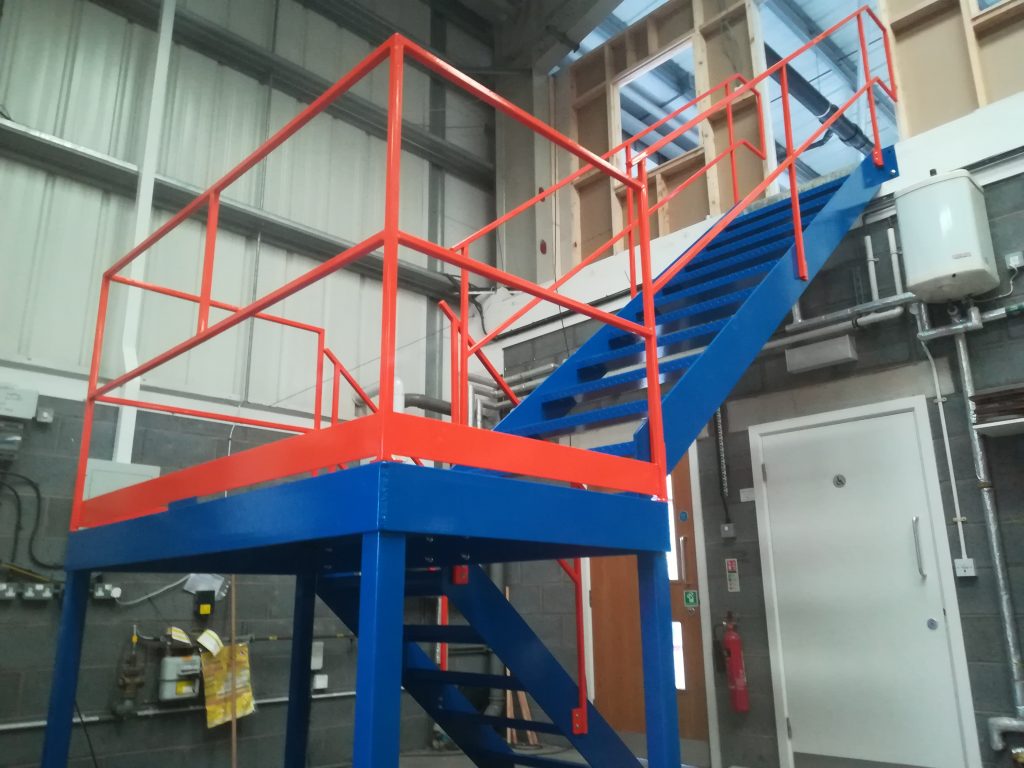 Bespoke internal industrial staircase