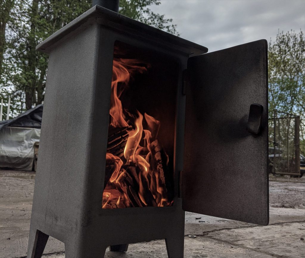 Bespoke log burner wood burning stove